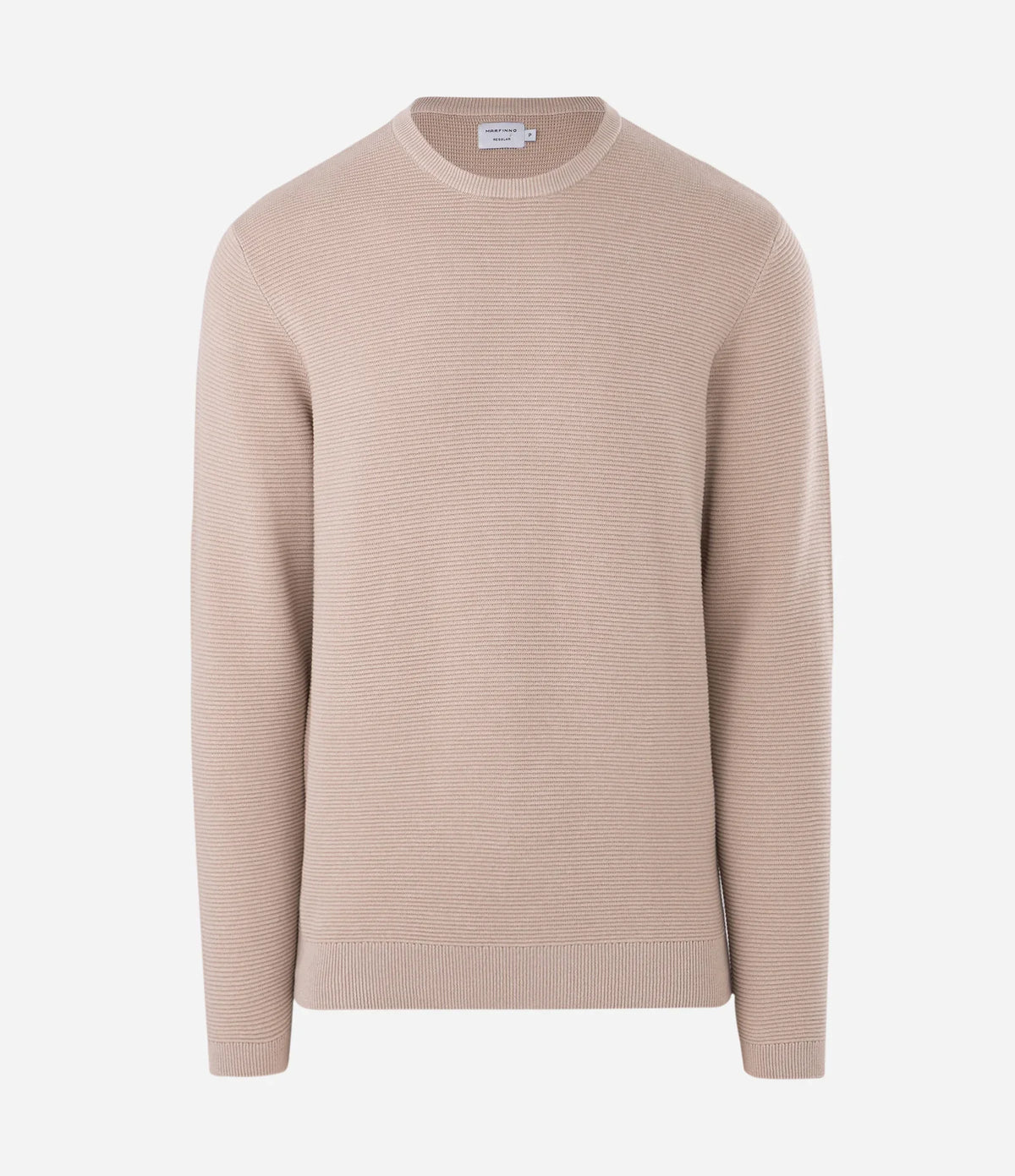 Textured Comfort Knit Jumper – Beige