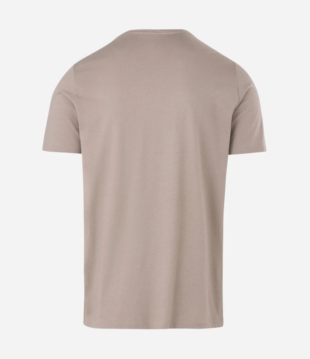 Premium Peruvian Cotton Slim-Fit T-Shirt – Stone Beige