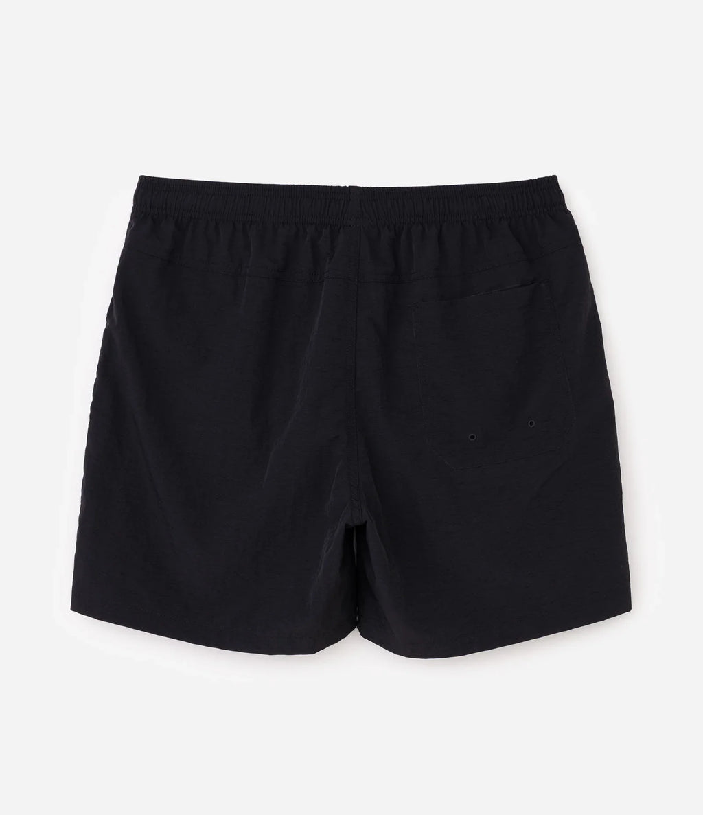 Essential Quick-Dry Swim Shorts – Black