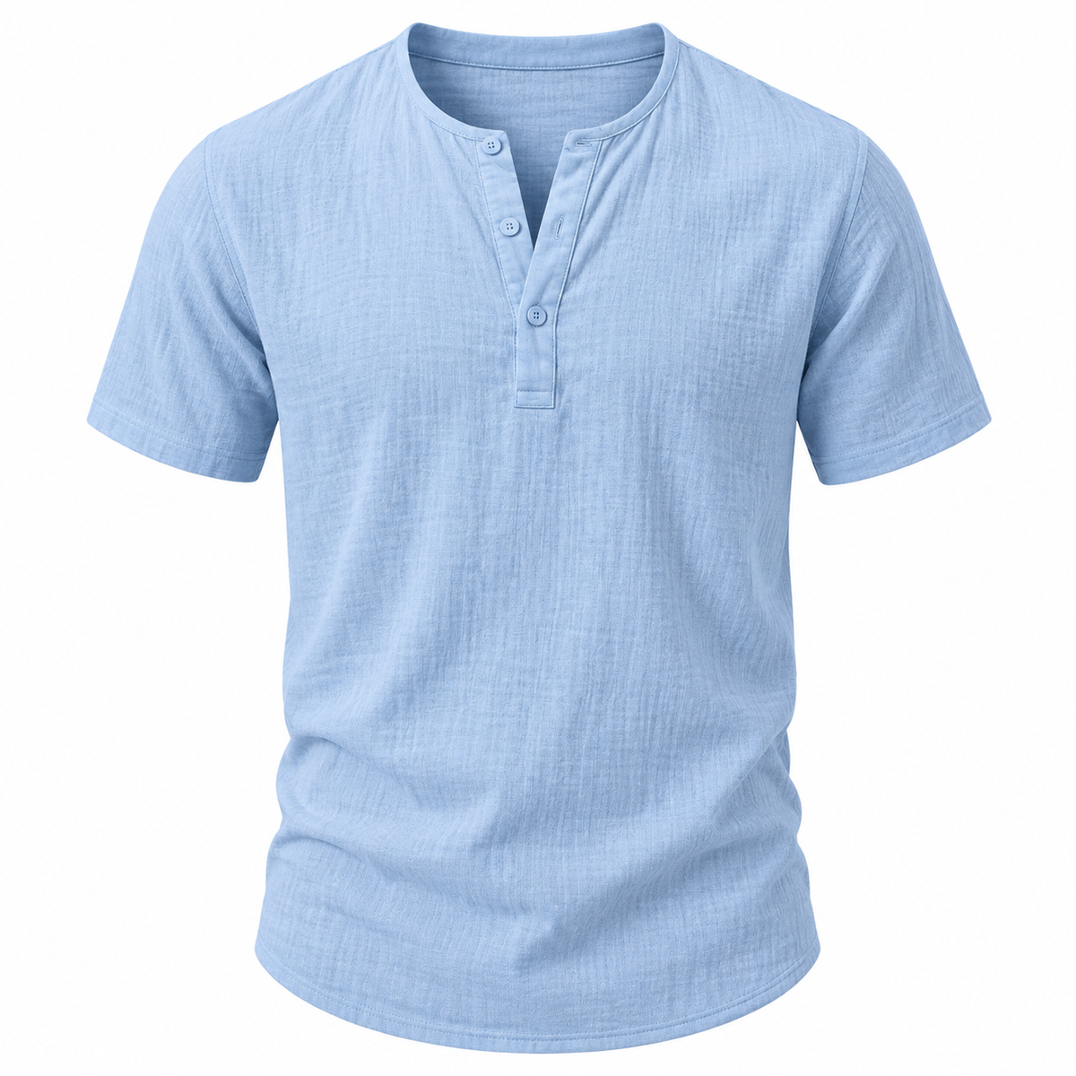 Men’s Short Sleeve Henley Shirt